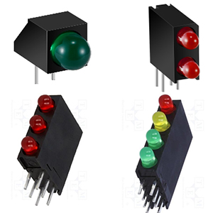Kingbright L-934SB/1G3ID T-1 (3mm) QUAD-LEVEL LED INDICATOR Green and High Efficiency Red Datasheet Stock