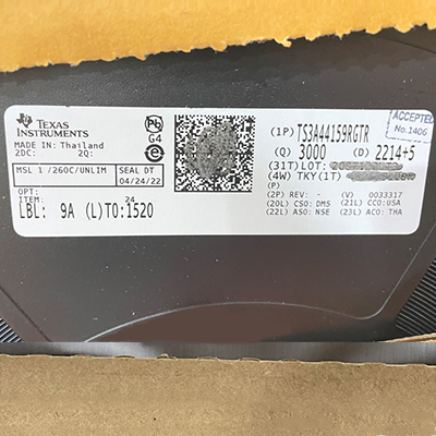 TI TS3A44159RGTR Datenblatt für drahtlose Pins und Peripheriegeräte
