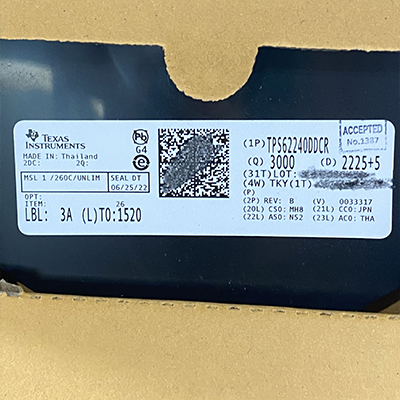 TI TPS62240DDCR लाइट लोड करंट डेटाशीट स्टॉक पर पावर सेव मोड