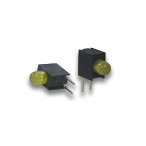 किंगब्राइट L-1387QMP/1GYW 3.4mm राइट एंगल LED इंडिकेटर हरा पीला डेटाशीट स्टॉक