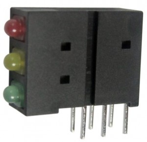 किंगब्राइट L-4060XHA/1I1Y1GD 1.8 मिमी त्रि-स्तरीय एलईडी संकेतकसर्किट बोर्ड संकेतक पीला लाल हरा डेटाशीट स्टॉक