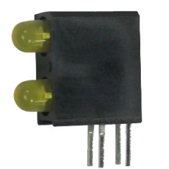 किंगब्राइट L-7104FO/2YD T-1(3mm) द्वि-स्तरीय एलईडी संकेतक पीला डेटाशीट स्टॉक