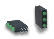 Kingbright L-7104SA/3GD-SZ T-1 (3mm) Tri-Level Circuit Board Indicator Green Datasheet Stock