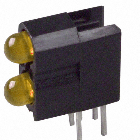 Kingbright L-934FG/2LYD T-1 (3mm) Bi-Level Circuit Board Indicator Yellow Datasheet Stock