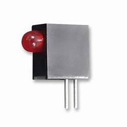Kingbright L-93A8EWP/1ID/TG-0L T-1 (3mm) RIGHT ANGLE LED INDICATOR High Efficiency Red Datasheet Stock