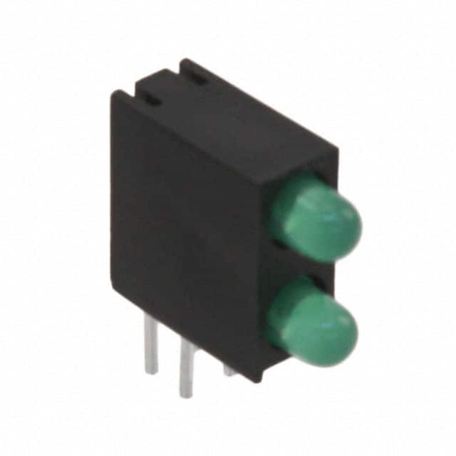 Kingbright L-934EB/2LGD T-1 (3mm) Bi-Level Circuit Board Indicator Green Datasheet stock