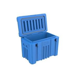 240L heavy duty large capacity LLDPE durable logistic Rotomolded insulated Dry Ice cooler Storage Box for Shipping Dry Ice