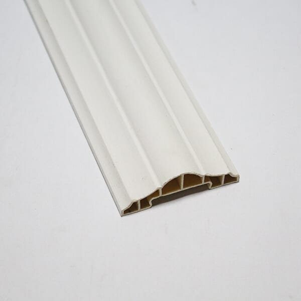 Top Quality Spc Virgin Material Click Tiles - Elegent white spc decorative waist line – Utop