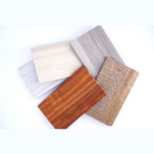 Customized loj hluav taws kub resistant skirting board WPC flooring accessories, Tshiab tiam pob zeb skirting board