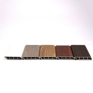 Hanci mai hana ruwa ruwa Hanci vinyl Floor Na'urorin haɗi Glush Stairnose Spc Skirting Board Profile Skirting