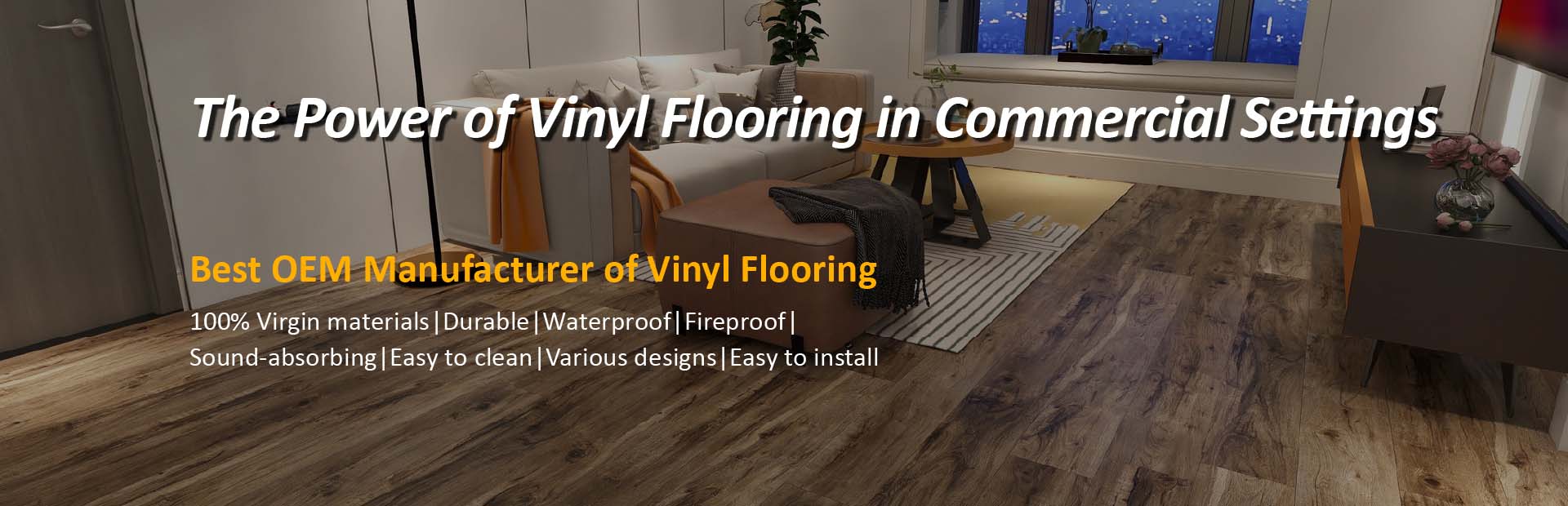 OEM Manufacturer sa Vinyl Flooring
