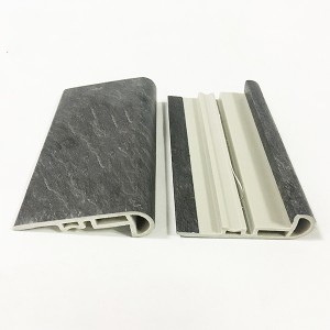 China OEM Plastic Vinyl Flooring - pvc spc anti-slip plastic stair nose – Utop