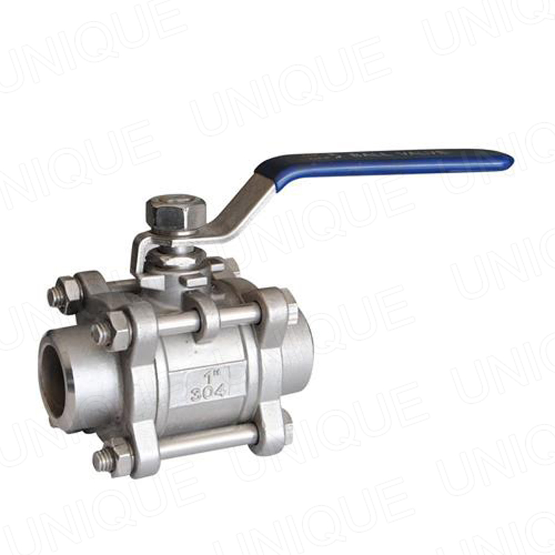 China High Quality Worcester Valves Factory –  3PCS Stainless Steel Butt Weld Ball Valve – UNIQUE detail pictures
