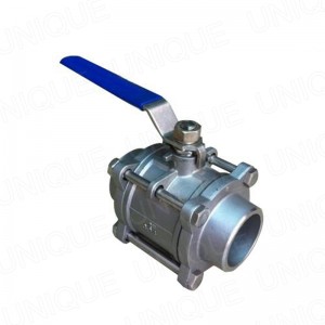 OEM Best Ball Valve With Drain Factories –  3PCS Stainless Steel Socket Weld Ball Valve – UNIQUE