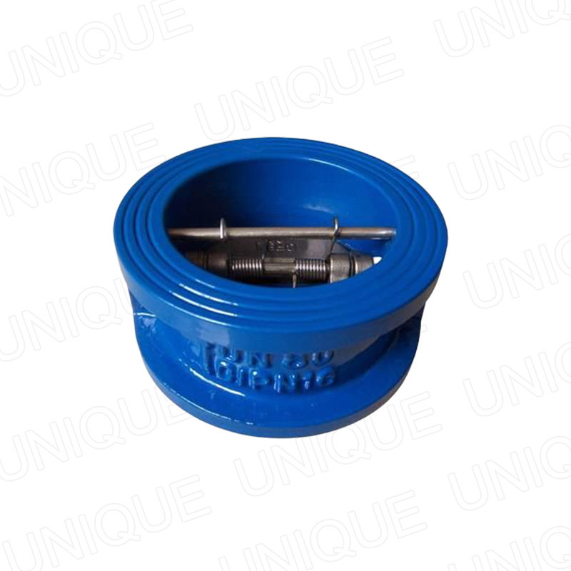 China High Quality Cast Iron Check Valve Factory –  PN16 DN100 Wafer Dual Plate Check Valve – UNIQUE
