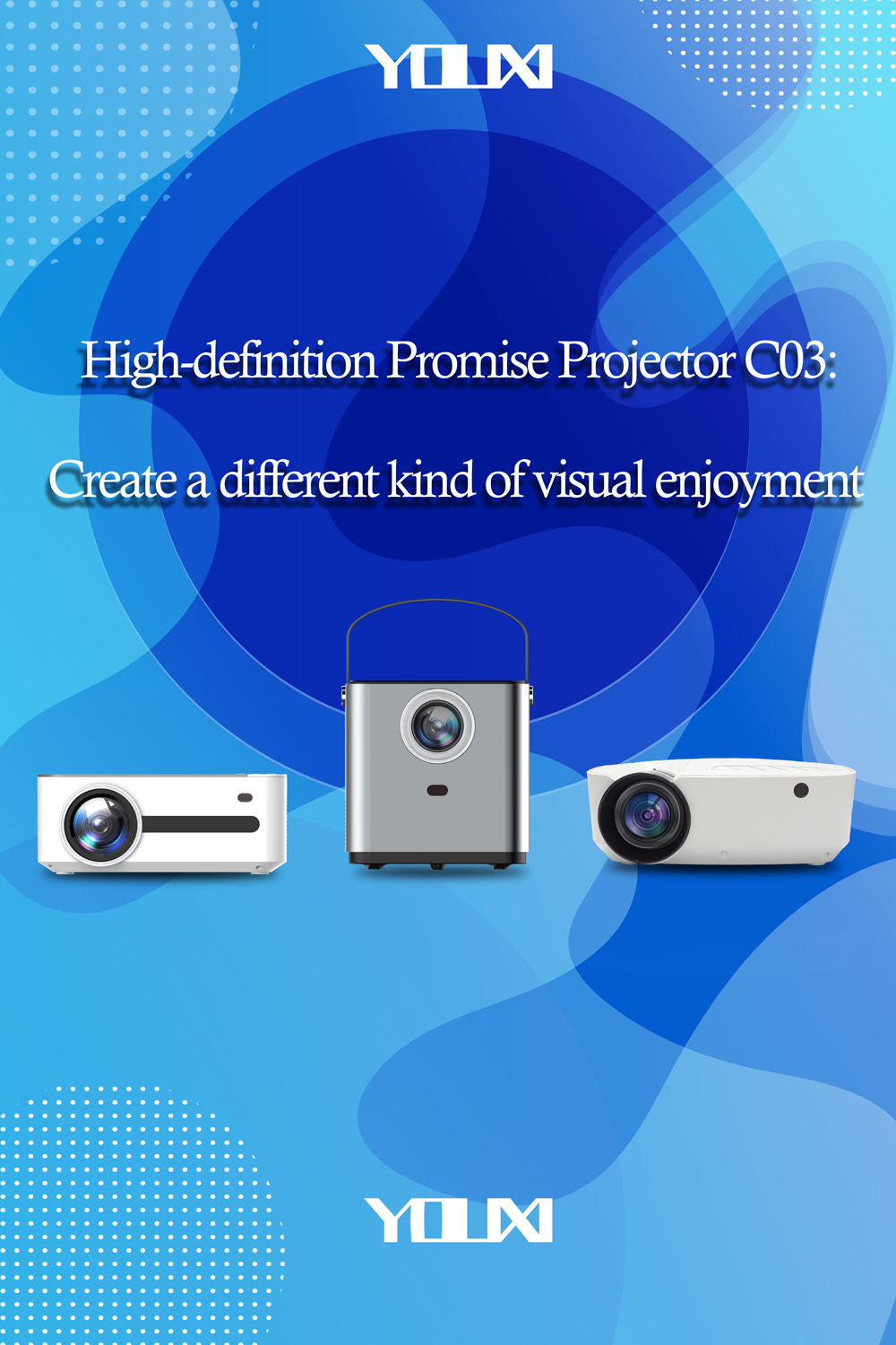 High-definition Promise Projector C03: Create a different kind of visual enjoyment