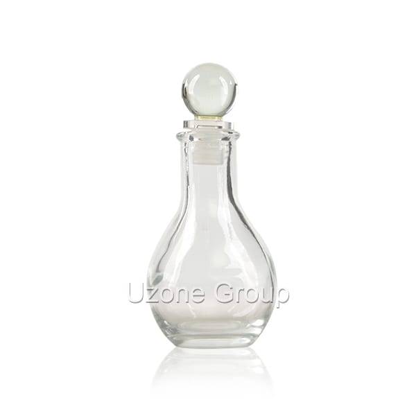 Best quality Clear Glass Reducer Bottle - 100ml Glass Reed Diffuser Bottle With Glass Ball Plug – Uzone