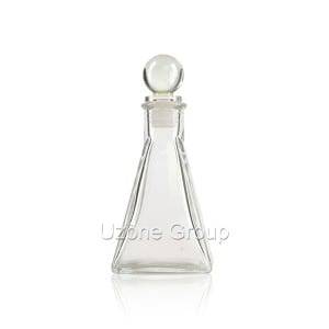 110ml de cristal difusor de lámina de la botella con el vidrio enchufe de la bola