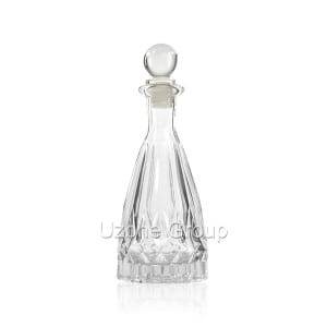 Botella difusora de caña de vidro de 140 ml con tapón de bola de vidro
