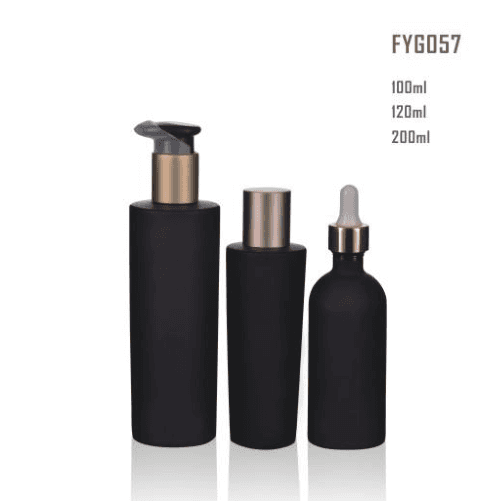 Well-designed 50ml Frosted Glass Bottles - Dark Violet Glass Bottle With Pump/Dropper/Cap – Uzone