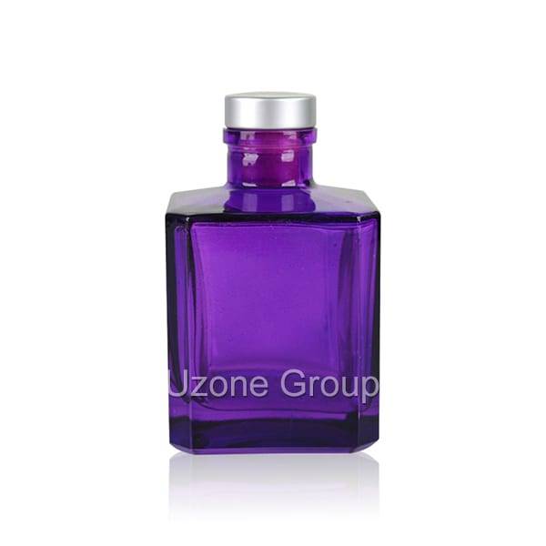 Reliable Supplier Cosmetic Spray Pump Bottle - 150ml Square Glass Reed Diffuser Bottle With Synthetic Plug – Uzone