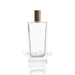 120ml Glass Perfume Bottle ალუმინის Sprayer და Cap
