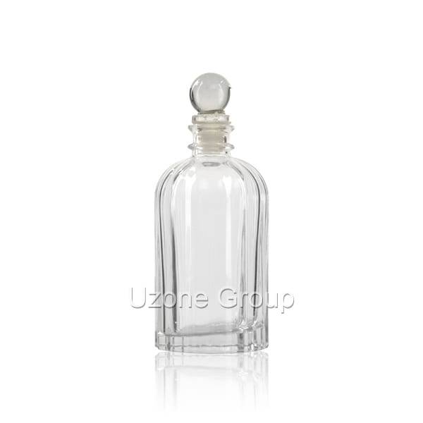 Big Discount Black Cream Jar - 200ml 40ml Glass Reed Diffuser Bottle With Glass Ball Plug – Uzone