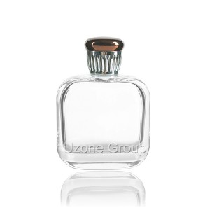 90ml Glas Parfüm-Flasche mit Kunststoff-Kappe und Sprayer
