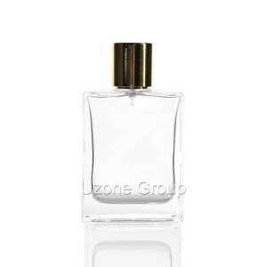 90ml Glass Perfume Bottle ალუმინის Cap And Sprayer