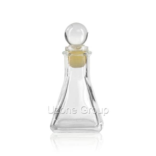 China OEM Lotion Bottle Serum Bottle Cream Jar - 50ml Glass Reed Diffuser Bottle With Glass Ball Plug – Uzone