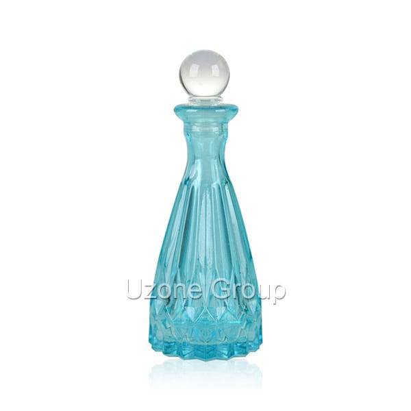 Factory Promotional Olive Oil Sprayer - 50ml Glass Reed Diffuser Bottle With Glass Ball Plug – Uzone