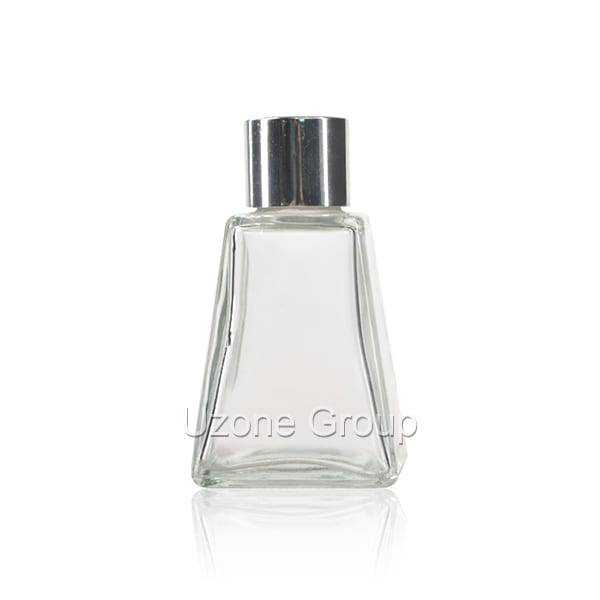 New Delivery for Solid Amber Glass Jar - 60ml Glass Reed Diffuser Bottle With Aluminum Cap – Uzone