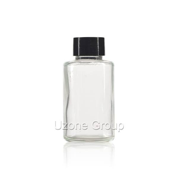 High reputation 10g Black Cosmetic Jar - 80ml Glass Reed Diffuser Bottle With Aluminum Cap – Uzone