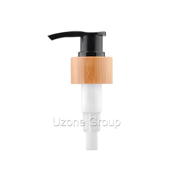 Popular Design for Black Lotion Pump Bottle - 24/410 Bamboo/other wooden collar pump – Uzone