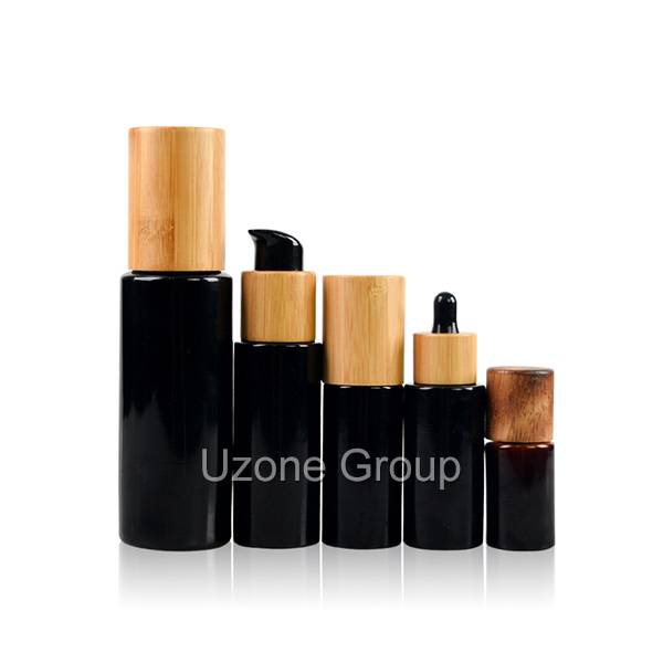 High reputation Luxury Skincare Bottles - 15ml 30ml 50ml 80ml 100ml 120ml 150ml dark violet glass bottles – Uzone
