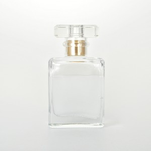 30ml 50ml 75ml 100ml Empty Luxury Flat Square Spray Fragrance Parfum Bottle Black Refillable Perfume Glass Bottle