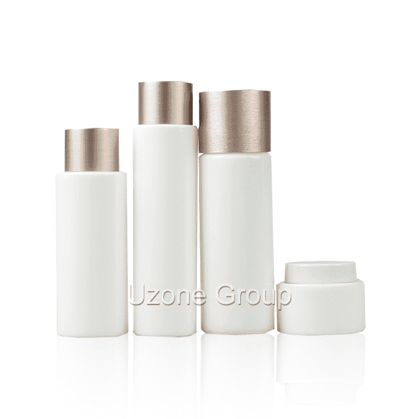 OEM Manufacturer Perfume Bottle Glass - Opal White Glass Bottle And Cream Jar – Uzone
