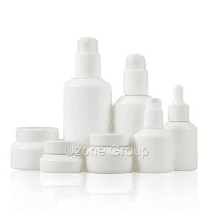 Quality Inspection for Skincare In Glass Bottles - Opal White Glass Bottle And Cream Jar – Uzone