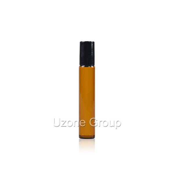 8 Year Exporter High Quality Cosmetic Bottle - Brown glass roller on bottle – Uzone
