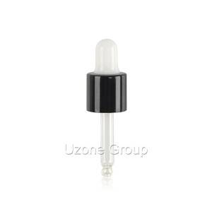 China New Product China Amber Tube Glass Vial with Black Top Dropper Small Glass Tube