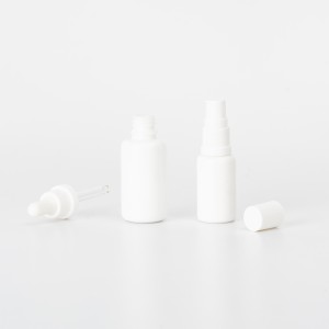 White Glass lotion Bottle/essential oil bottle