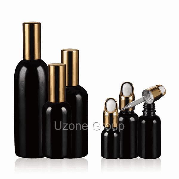 Excellent quality Elegant Glass Nail Polish Bottles - Dark Violet Glass Essential oil Bottle  – Uzone