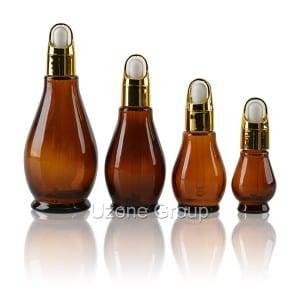 Amber Glass Bottle With Dropper