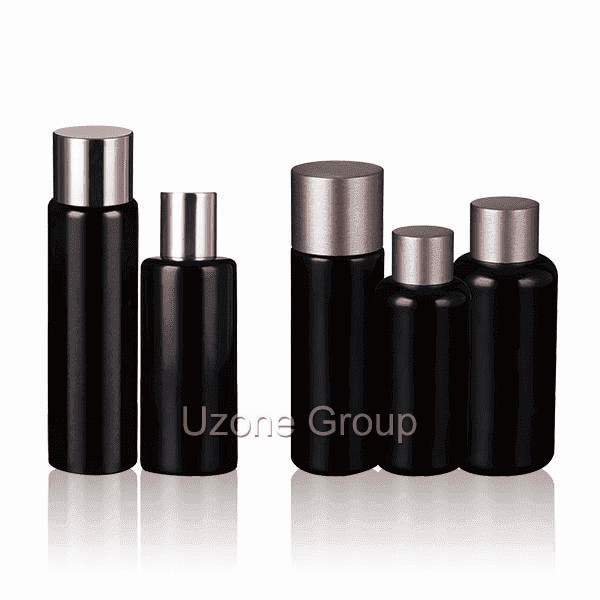 Factory wholesale Frosted Bottle Supplier - Dark Violet Glass Bottle With Aluminum Lid – Uzone