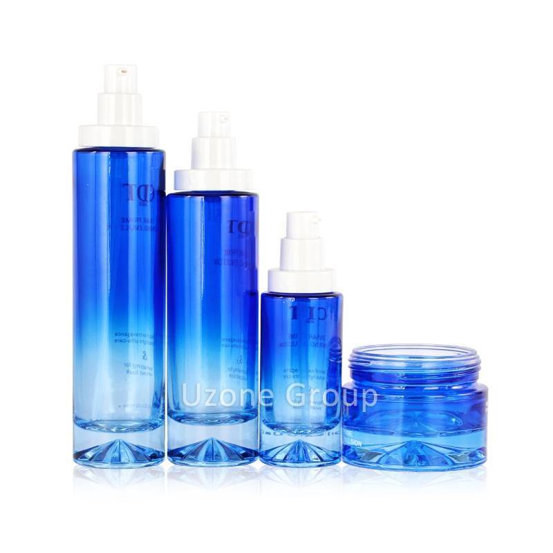 High-end glass cosmetic bottles
