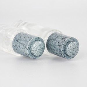 New materials button dropper glass bottle for serum and essential oil