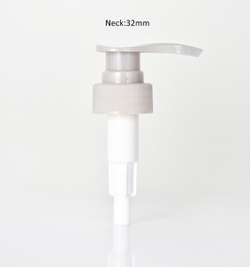 32mm Grey Plastic Shampoo Lotion Pump