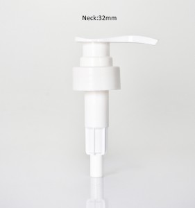 32mm White Plastic PP Shampoo Lotion Pump