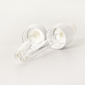18mm White Glass Eye Droppers Wholesale
