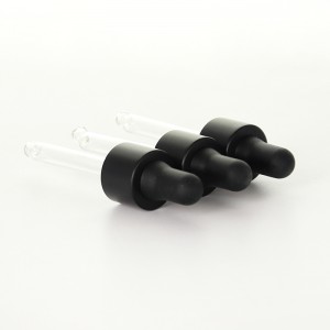 18mm Black Rubber Teat Serum Liquid Dropper